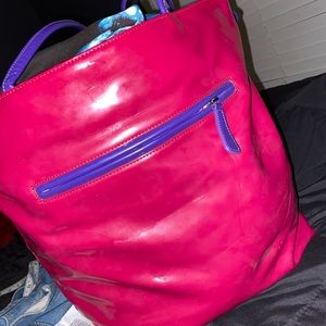 Hot pink Carlos Falchi handbag